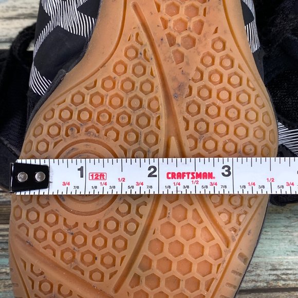 Asics Matcontrol 2 Black Nylon Wrestling Shoe Sneaker Lace Up High Top Mens 7.5M - Picture 10 of 13